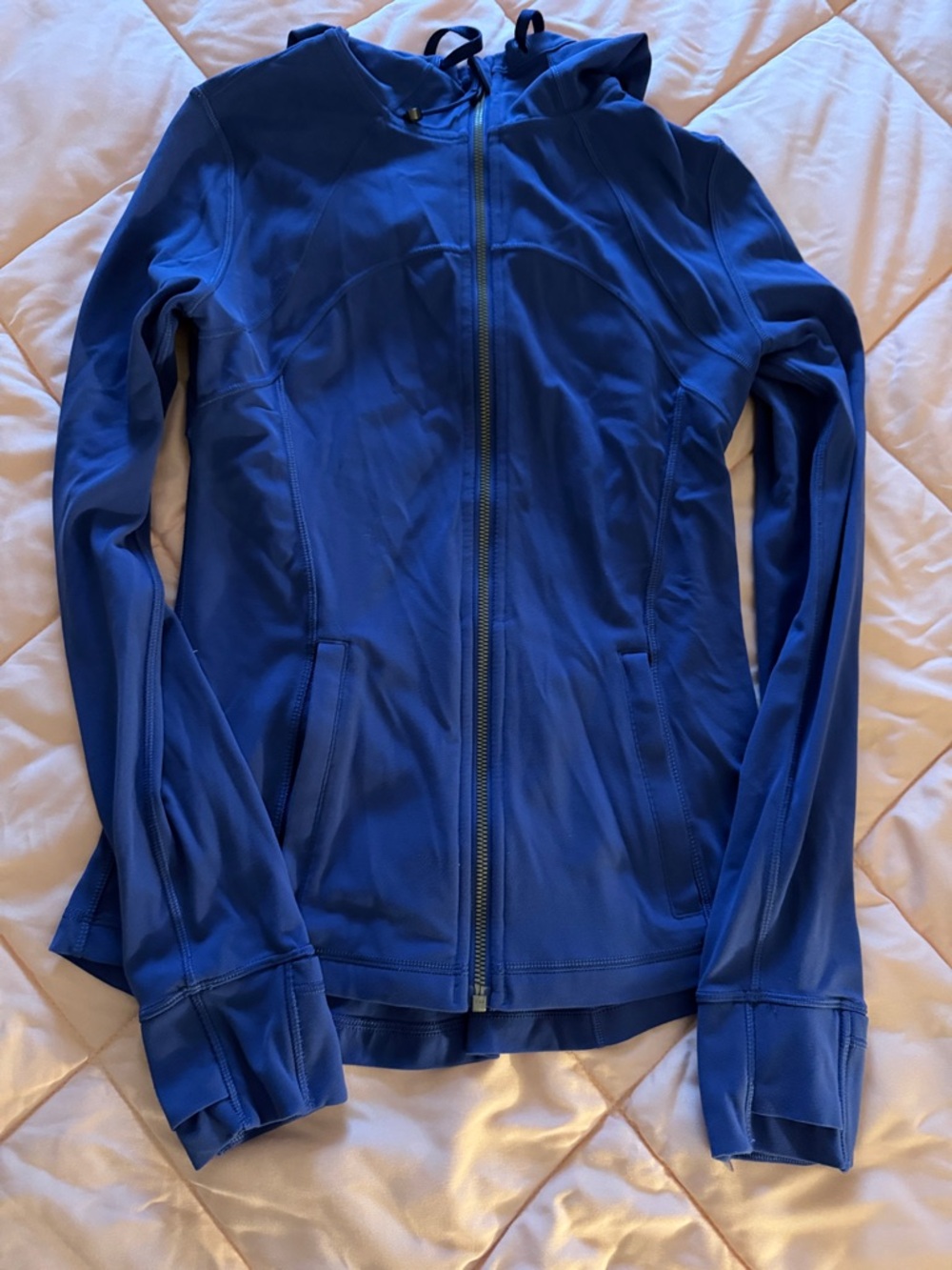 lululemon athletica Royal Blue Full-Zip Hooded Utility Jacket